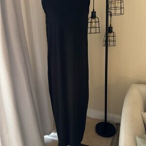 Eileen Fisher Long Jersey Tank Dress Black Size XS Sleeveless